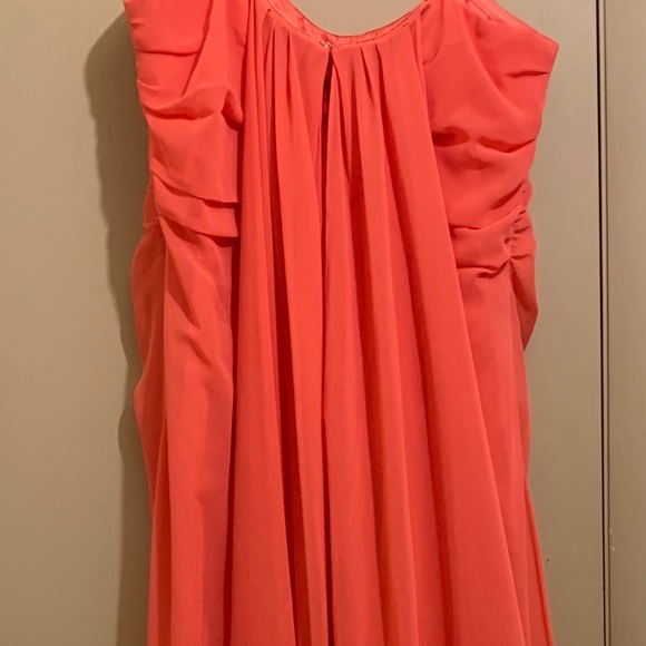 Jill Jill Stuart Pink Strapless Chiffon Gown - Picture 2 of 5